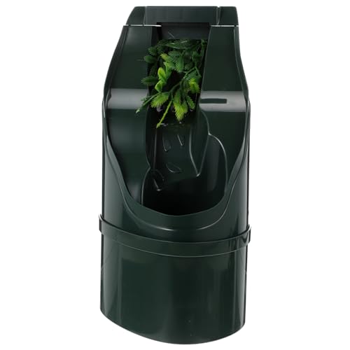 VANZACK Pet Water Feeder Pump Lizard Drinking Bowl Running Water Supply Unique Waterfall Home Pet Decor