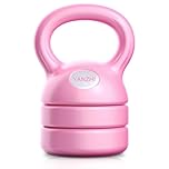 Kettlebell, Adjustable Kettlebell Weights 5lbs, 8lbs, 9lbs, 12lbs, Exercise Handle Grip Kettlebells Great for Home or Gym Workout Free Weights Men Women Full-Body.