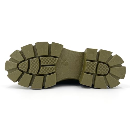 Image of Amoji Unisex Ankle Chelsea Rain Platform Rubber Waterproof Boots 917