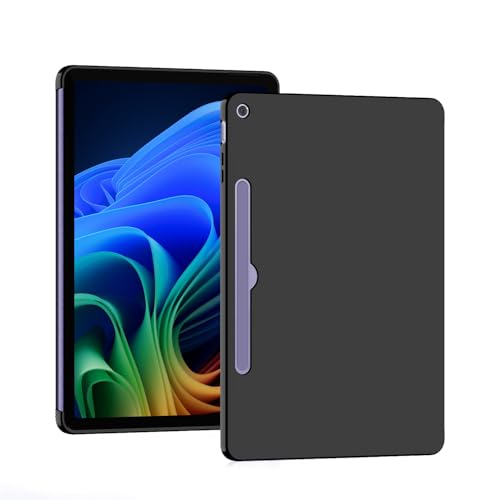 For Surface Proケース カバー 12インチ【Celesaiq】TPU素材 軽量 薄型 柔らかく 黄変防止 耐衝撃性 滑り止め 指紋防止 全面保護 Surface Pro 12インチ カバー(ブラック)