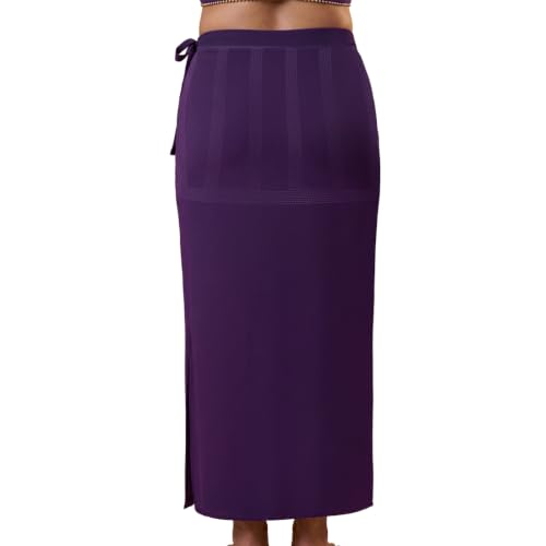 Image of dermawear Women Blended Fabric Saree Shapewear Petticoat (SS-406)