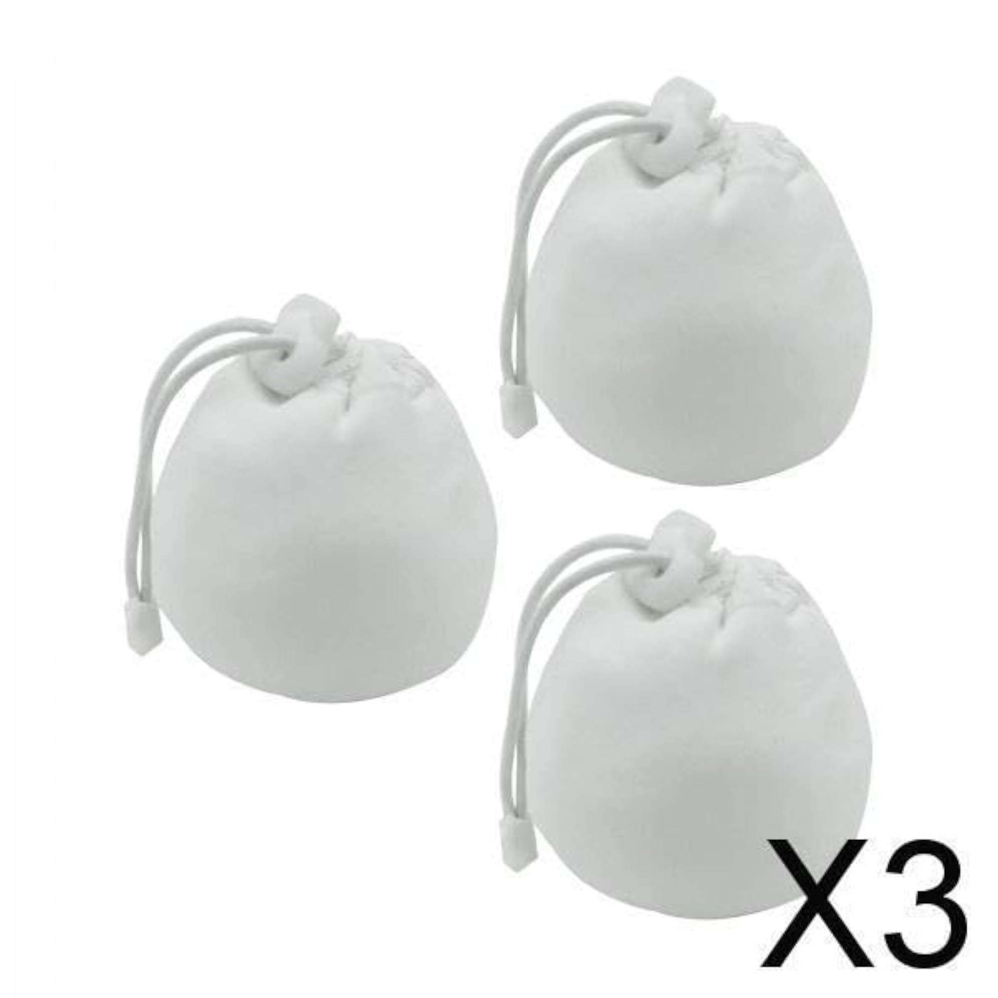 3x Chalk Bag Drawstring Pouch for Rock Climbing Training