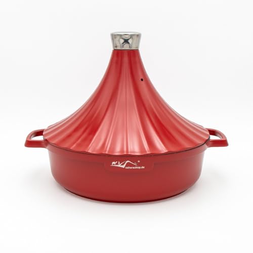 Marokkanische Tajine Morocco Ø 28 cm Induktion Tajin, Tagen, Gartopf Schmortopf, Premium Qualität,...