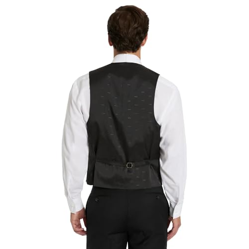 Image of Michael Kors Black Plain Classic Vests|Black,XL