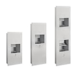 Handelsüblicher Papierhandtuchspender mit abschließbarer Aufbewahrung und Händetrockner für...