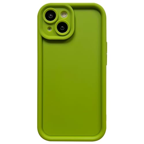 Image of Puxicu Slim Case for iPhone 15, Enhanced Camera Protection, Shockproof Skin-Friendly Touch Soft Case Cover for iPhone 15 Phone 6.1 inch, Avocado green