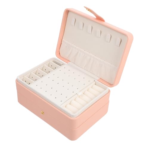 Boîte à bijoux multicouche en cuir pour ne plus emmêler vos colliers et bagues - 2