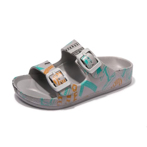 Image of FUNKYMONKEY Kids EVA Slides Waterproof Slip-on Pool Sandals for Boys Girls