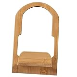 Présentoir en bambou : fabriqué avec un matériau en bambou de , le présentoir est durable et solide.