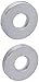 Baldwin 5032 Pair of Estate Rosettes for Passage Functions, Satin Chrome