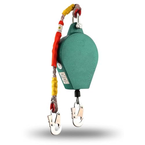 Kit de trípode de protección contra caídas de emergencia – Capacidad de 2600 libras, equipo de rescate para espacios reducidos, arnés de seguridad y sistema industrial de detención de caídas