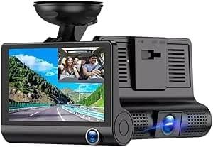 Câmera Veicular Full HD com Gravação Frontal e Ré - LCD 4