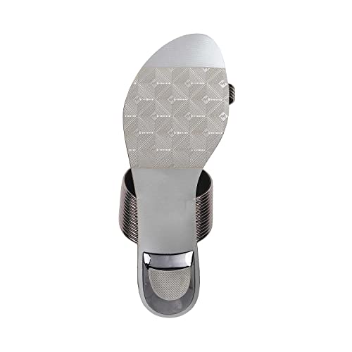 Image of Metro Women's Fashion Kitten Heel Slip-on Sandals