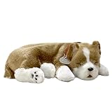 Perfect Petzzz Original Petzzz Pit Bull Realistic, Lifelike Stuffed Interactive Pet Toy, Companion Pet Dog with 100% Handcrafted Synthetic Fur