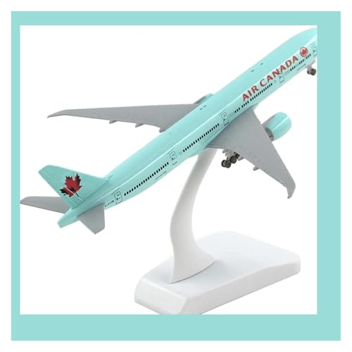 Boeing B777 modelo de avión metálico terminado de 20 cm para decorar sin montar 3