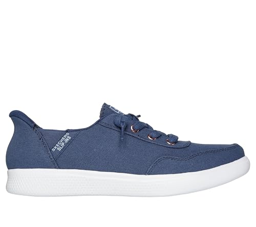 Skechers Skechers Women's Hands Free Slip-Ins Skip Cute - B Cute Sweet Sneaker, Navy, 6
