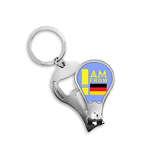 I Am from Germany アールデコ ファッション 爪切り カッター オープナー キーチェーン ハサミ