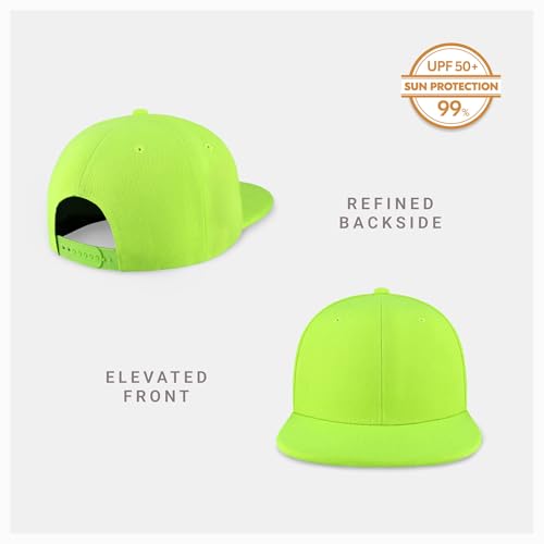 Image of ChoKoLids Flat Visor Snapback Hat Blank Cap Baseball Cap