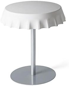 Polyethylene table lamp Fizzz Slide Dsign - Milky White, Small