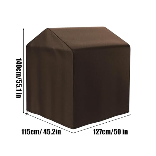 Housse de cabane enfant imperméable en bâche Oxford 210D avec cordon de serrage pour jardin - 6