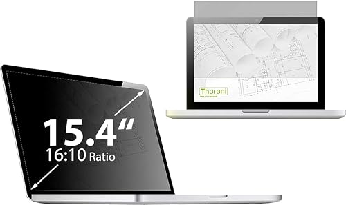 Protector de privacidad de 15,4" premium con ajuste perfecto 16:10 y claridad óptica alta 1