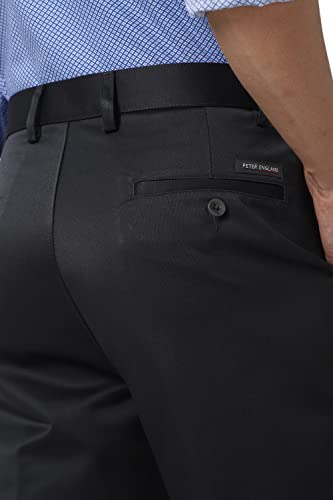 Image of Peter England Men's Mid Rise Regular Casual Pants