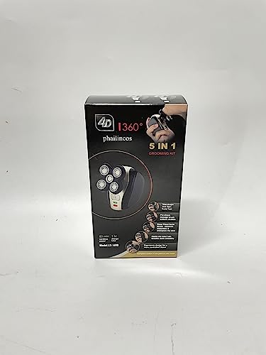 Rasoio Elettrico 4D per Uomini Calvi, Testine di