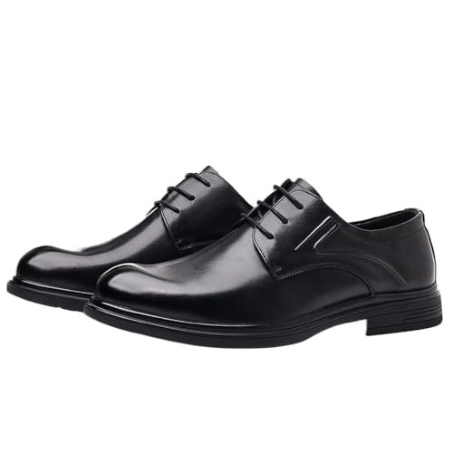 Men's Genuine Leather Oxford Shoes British Style Business Casual Autumn Arrival Trendy Gentleman Dress Shoes