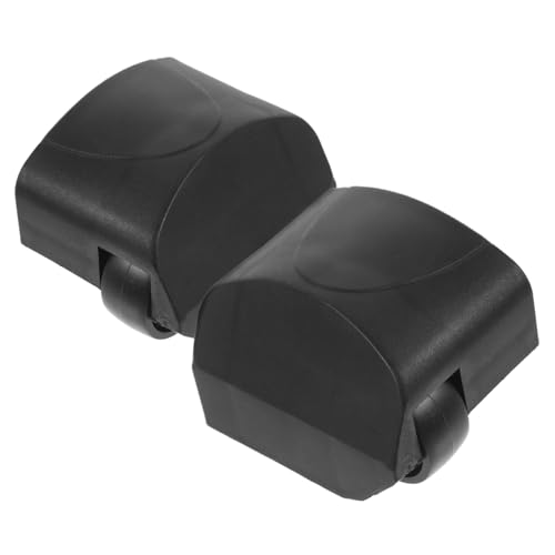 Totority Training Bike Plug Cover with Roller Durable Sleeve for Exercise Bike Reduces Ground Friction Noise Easy to Install Compatible with Stationary Bikes