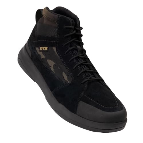 OTB T-Kool Mid Tactical Boot for Men and Women – Lightweight, Breathable, All-Terrain Combat Boot with Slip-Resistant Sole, Men’s Low-Viz Boot