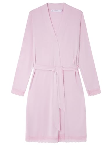 Women´secret Medium Robe Soft Touch Bata, Rosa, XXL para Mujer