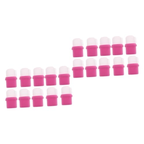 IWOWHERO 2sets Nail Polish Removers Nail Soaker Covers for Professional Manicure 10pcs*2