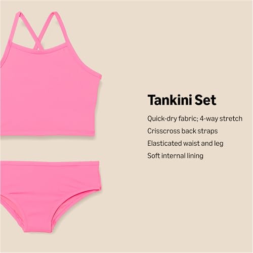 Amazon Essentials Girls and Toddlers' Tankini Set2
