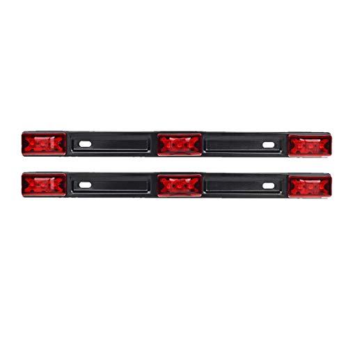 Barra roja ID 3 luces LED 9 con diseño aerodinámico y lente hermética