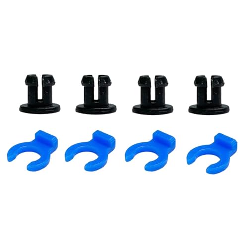 PTFE Bowden Rohr Nagelschnalle Kupplung Kunststoff 4 mm Reifenzubehör 3D-Drucker 4 Paar