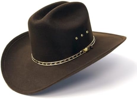 Amazon | Western フロントピンチ 人工フェルト カウボーイハット US
