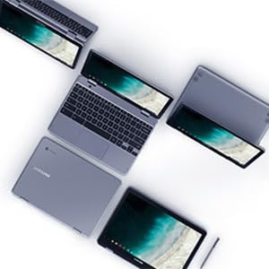 Image of Samsung Chromebook Plus V2 360 2-in-1 Laptop w /Dual Webcam (12.2 inch FHD+ Touchscreen, Intel Celeron 3965Y, 4GB RAM, 64GB eMMC + 256GB SD Card, Stylus Pen, Wireless Mouse), Students, Home, Chrome OS