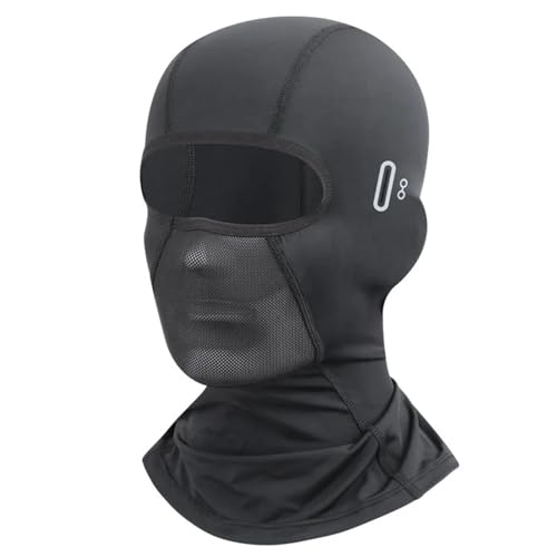 Couverture faciale course et doublure casque moto pour homme actif