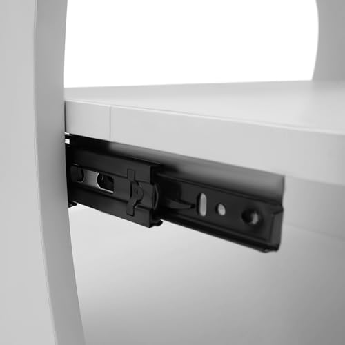 Taburete multifuncional con ruedas para spa de pies negro miniatura 7