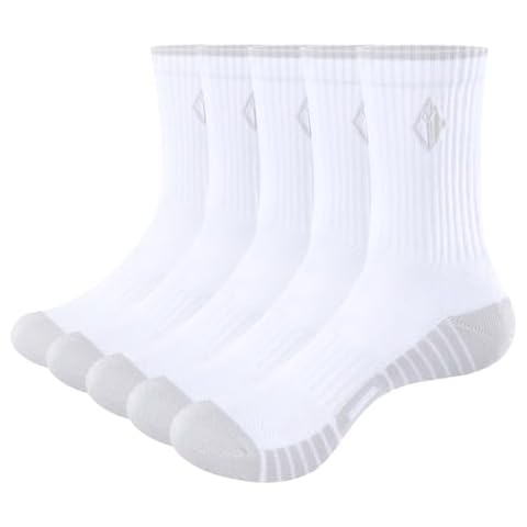 YUEDGE Women's Cotton Cushioned Sports Socks Cover