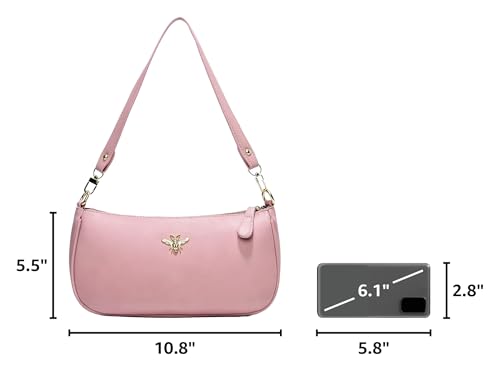 Image of Small Tote Shoulder Bags Purses for Women Retro Classic Crossbody Bags Cute Clutch Purse and Handbag