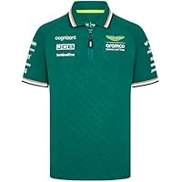 Aston Martin F1 Polo del Equipo para Hombre - Verde - Talla: XL