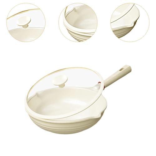 Sartén wok antiadherente ligero con tapa de vidrio miniatura 2