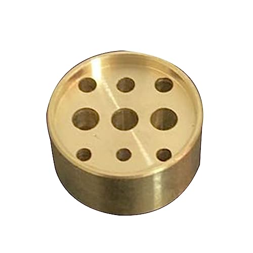 バーナーメタルブラスホルダーヨガホームルームデコレーションバーナー用の9-ホールスティックホルダーベース