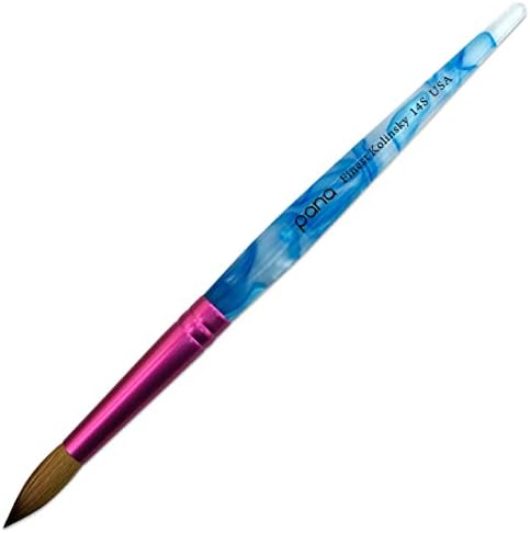 KADS Pure Kolinsky Haarborsten, Acryl-Nagelbürste, Oval