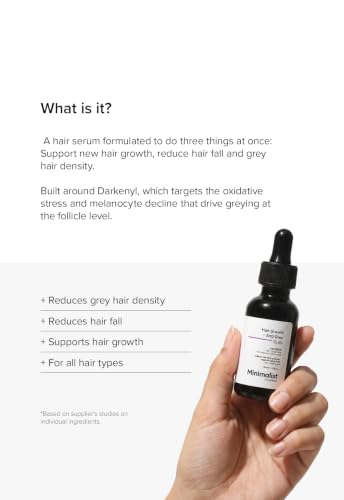 Image of Minimalist Hair Growth + Anti-Grey Actives 15.6% Hair Serum