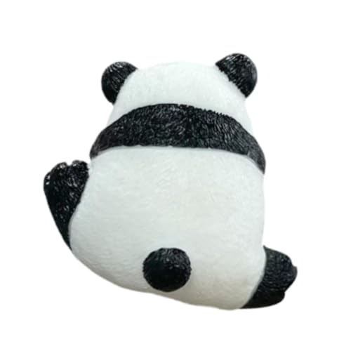 Image of CALANDIS Mini Animal Figurine Statue Computer Monitors Decor for Office Car Desk Panda