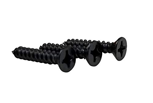 Hinge Outlet Oil Rubbed Bronze Commercial Hinge Screws 12 X 1-1/4 Inches for Door Hinges - 24 Pack
