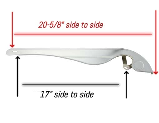 Lowrider Chopper Chain Guard Chrome. Bicycle Part, Bike Part, Chopper Bike Chain Guard