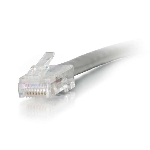 Image of C2G 00941 Cat5e Cable - Non-Booted Unshielded Ethernet Network Patch Cable, Gray (6 Inches)